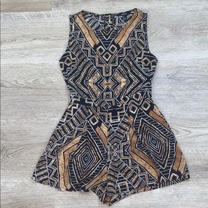 Forever21 Open Back Romper